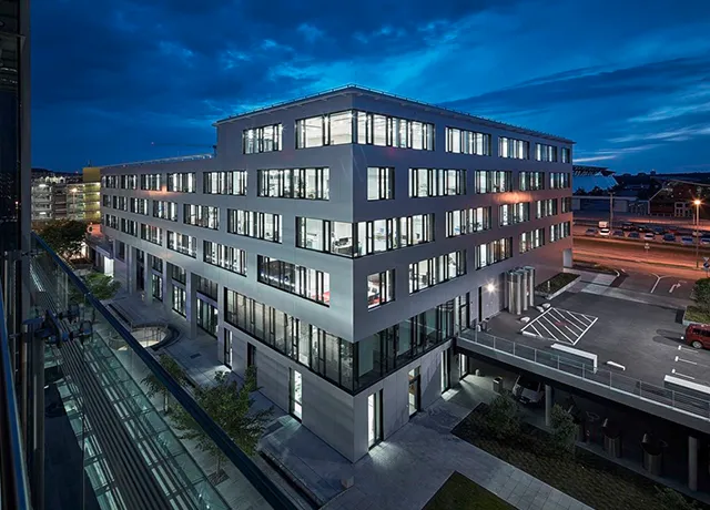 Skyport des Airport Stuttgart. Heimat der Flughafen Stuttgart Energie GmbH